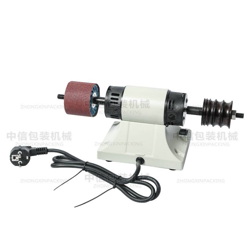 ZONESUN 작은 가죽 연삭 및 연마 기계 데스크탑 수동 가죽 테두리 기계 연마 측면 연삭 공작 기계