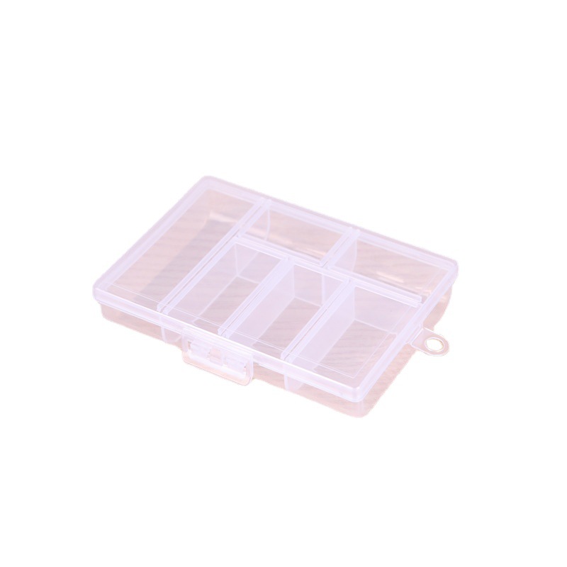 Plastic transparent earrings, accessory, storage system, accessories, storage box, 6 cells