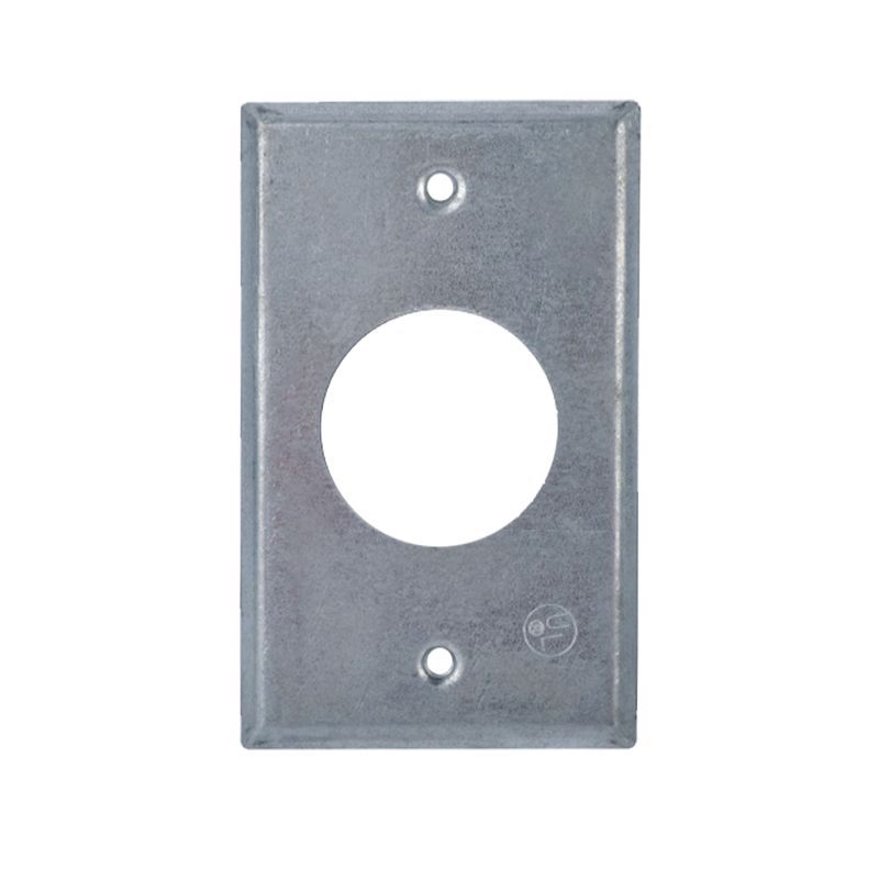 USLINSKY ETL - Placa de cubierta galvanizada estándar americana de 4x2 pulgadas para panel de interruptores y toma de corriente contra incendios