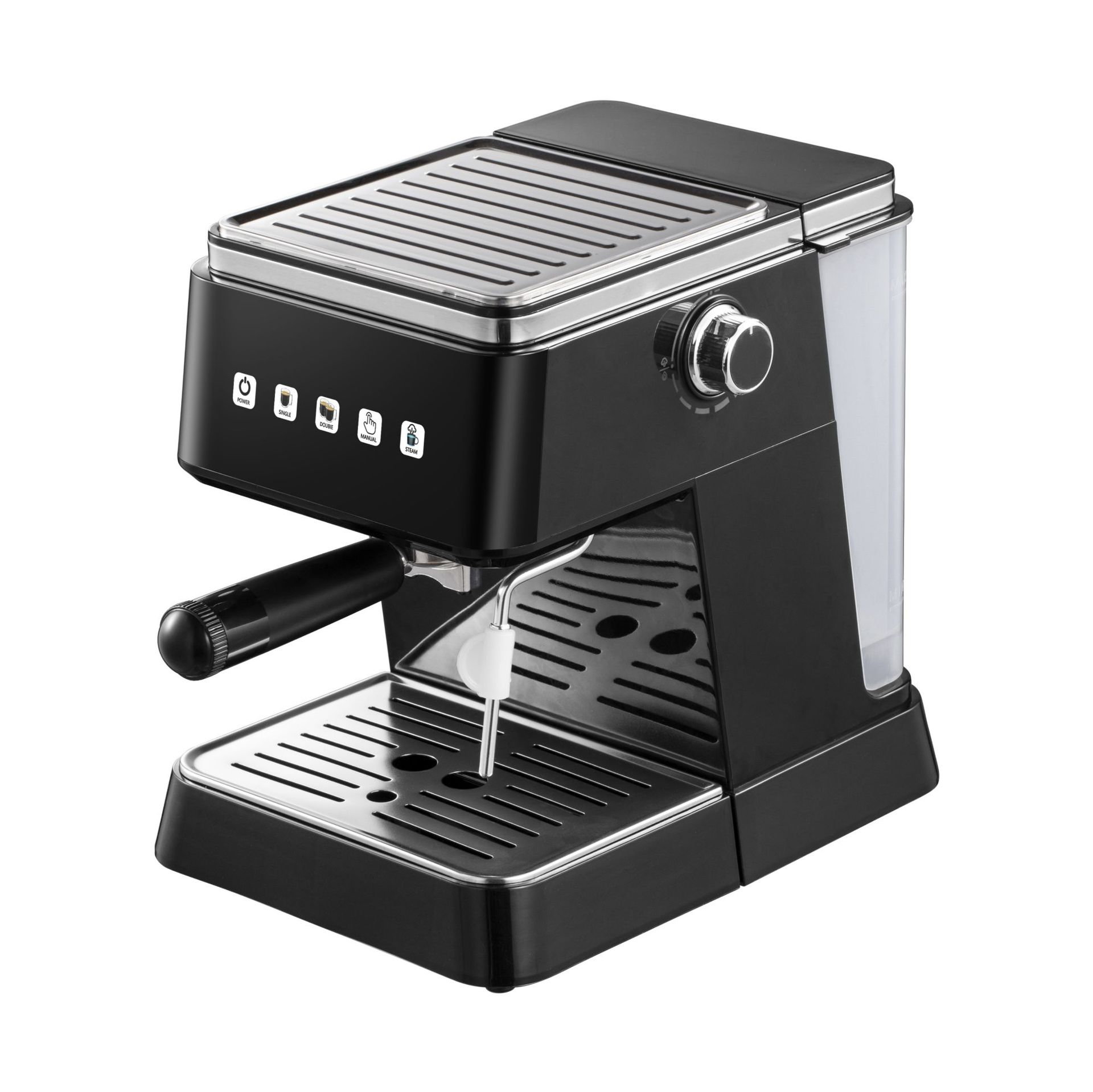 Máquina de café semiautomática italiana transfronteriza, extracción de alta presión, máquina de café espresso doméstico, bomba de espuma de leche, máquina de café a presión