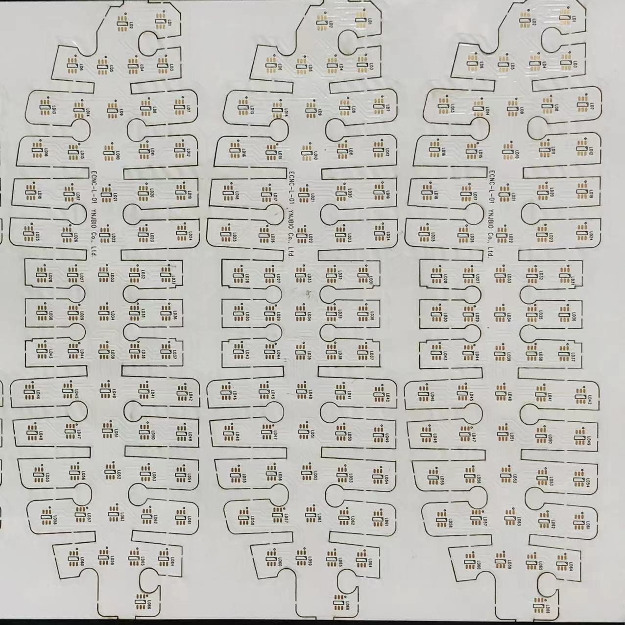 FPC柔性线路板5050 66D/PCS 54.6*184.5MM*8PCS 正白膜背黄膜 35