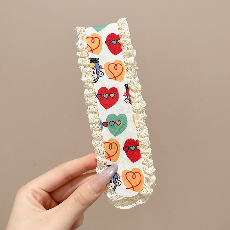 Flequillo para niños, artefacto de acabado de cabello roto, niña no lastima el cabello, cinta para el cabello con velcro, diadema en la frente de niña, tocado