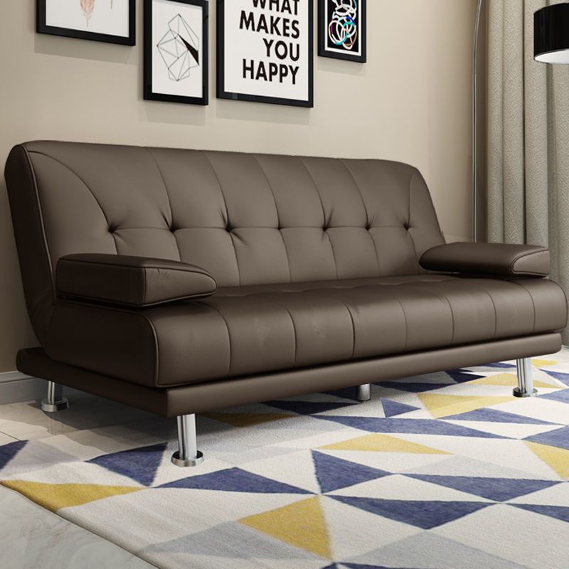 Simple Modern Solid Wood Folding 1.8m Sofa for Living Room, Small Apartment Single or Double Multifunctional Sofa Bed 1.5m