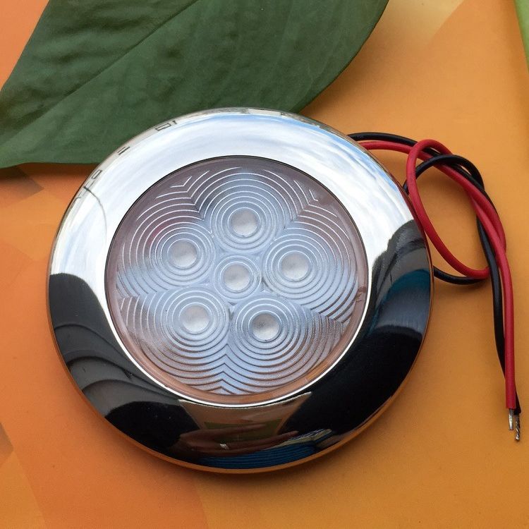 厂销船灯室内灯LED不锈钢游艇船房车灯顶灯走道灯 12VDC天花顶灯