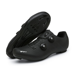 2023 New Outdoor Road Bike Cycling Shoes Mountain Bike Lock Shoes Dynamic Power Hard Sole Bicycle Shoes