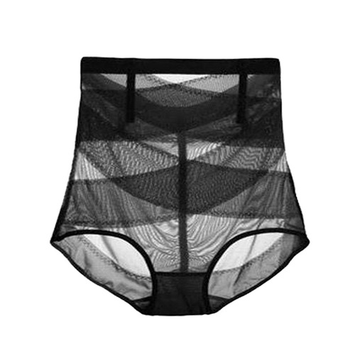 Women's Ultra-Thin Triangle Shaping Pants Postpartum Powerful Abdominal Correction Pants Ass-Lifting Waist Cinching High-Waisted Underwear for Summer Breathable