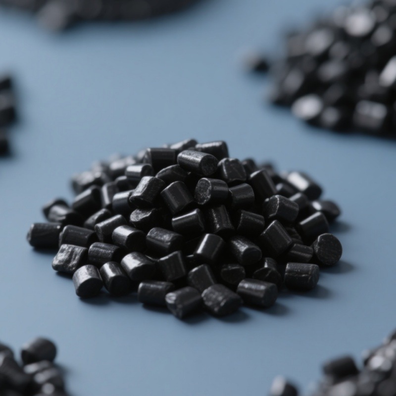 35P黑色ROHS2.0环保PVC塑胶粒注塑造插头料高流动易成型价格优惠