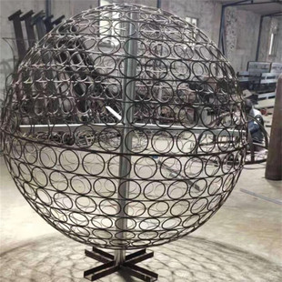 Plant Green Carved Flower Ball Flower Column Landscape Shape Iron Crafts Municipal Sculpture Flower Pot Animal Figure Shape