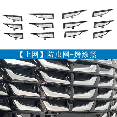 Suitable for 25 Dengshi D9 Automobile anti-insect net - 25-models-of-denza-d9-upper-insect-net-baked-black12