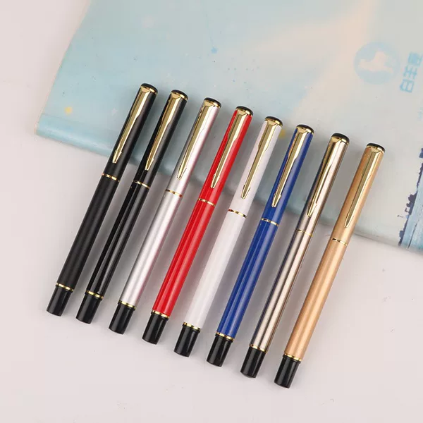 Wholesale Metal Bullet Ballpoint Pen Business Simple Ball Pen Signature Pen Gift Student Metal Signature Pen