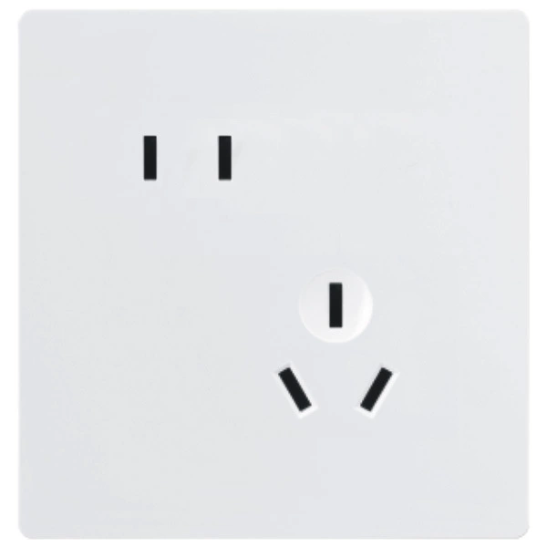 86 type five-hole socket wholesale wall concealed switch socket panel five-hole household 16A air conditioner plug board white