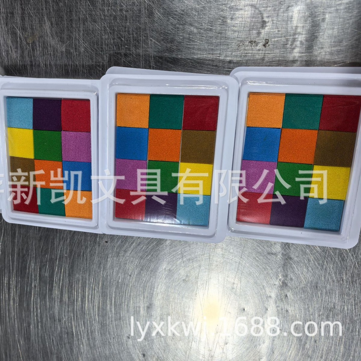 ��ͯ��ָ����ɫӡ�� ӡ̨ ��װ12ɫ24ɫDIY��ָ������ӡ��ӡ̨