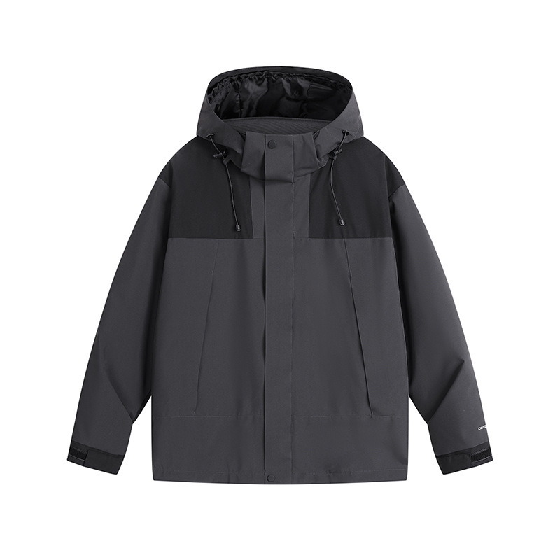 厂家直销冲锋衣户外情侣拼色冲锋衣防水防风登山服冲锋三合一|undefined