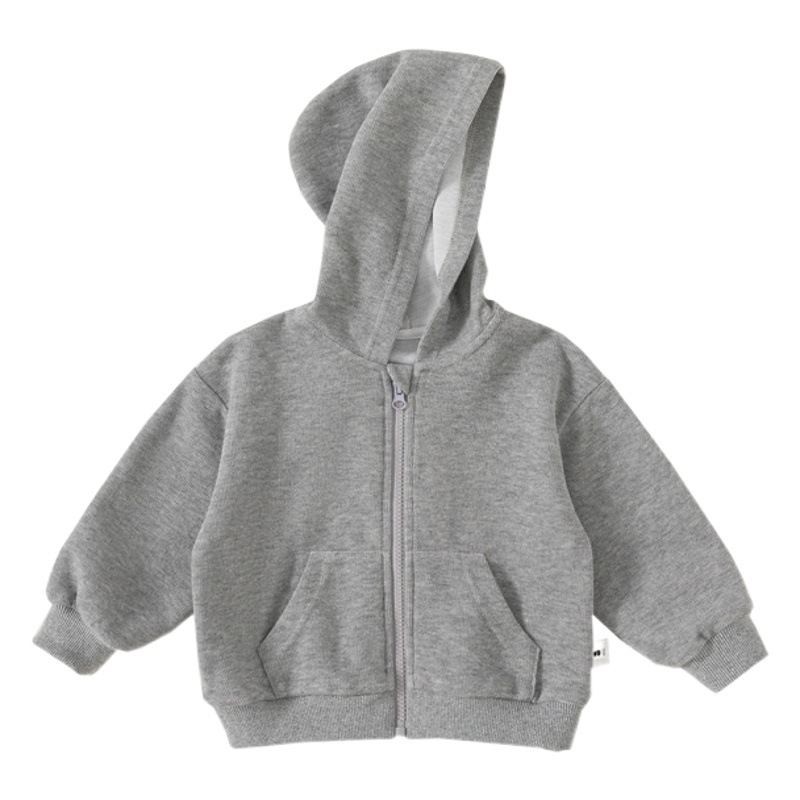 Youbao, ropa para niños, chaquetas de otoño de color puro para niños, cárdigans informales para niños, sudaderas con capucha para niñas, ropa de bebé a la moda