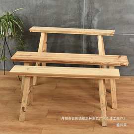厂家直销长板凳长条木工凳农村老式木凳子实木长条凳