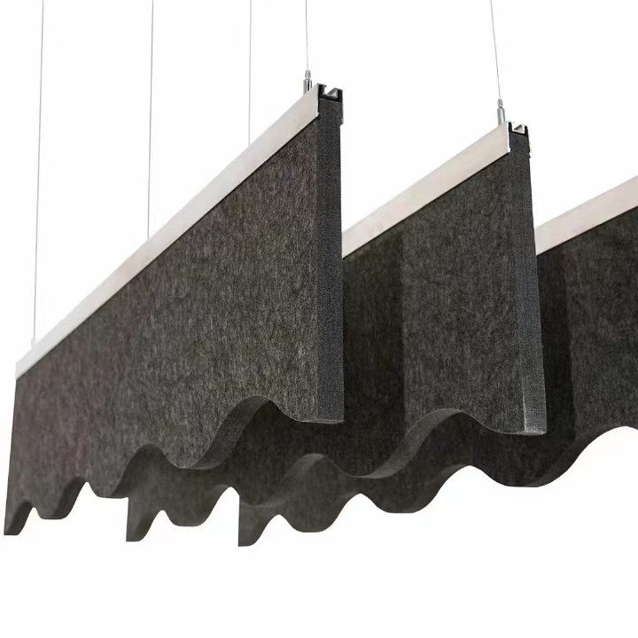 Polyester fiber material sound-absorbing board ceiling office bar KTV club video room home decoration indoor ceiling