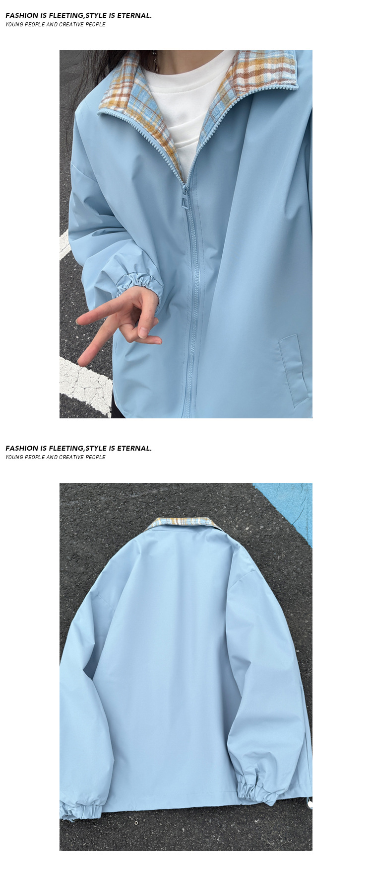 Giacca patchwork scozzese fitcheck per uomo primavera e autunno, design retrò, senza cappuccio, stile americano, colletto rovesciato_voghion.com