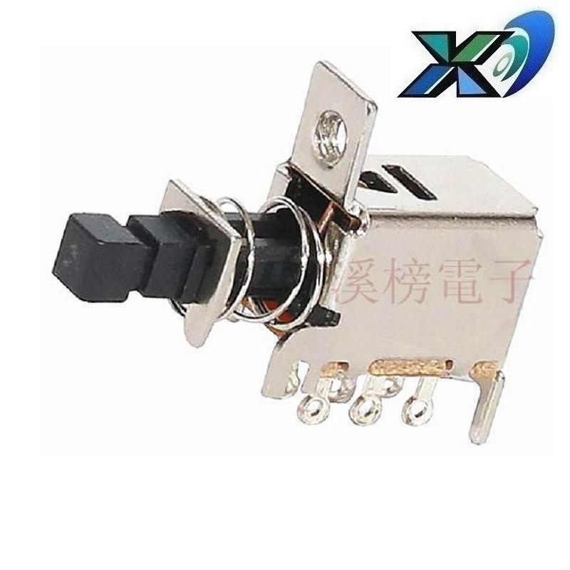 直键开关侧面式 自锁开关侧面按  侧面按键开关 按钮开关侧插6脚