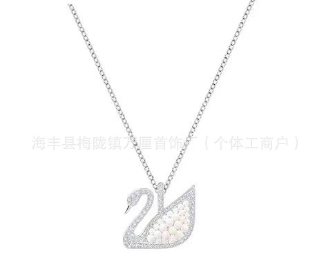 珍珠天鹅大号【白金色】