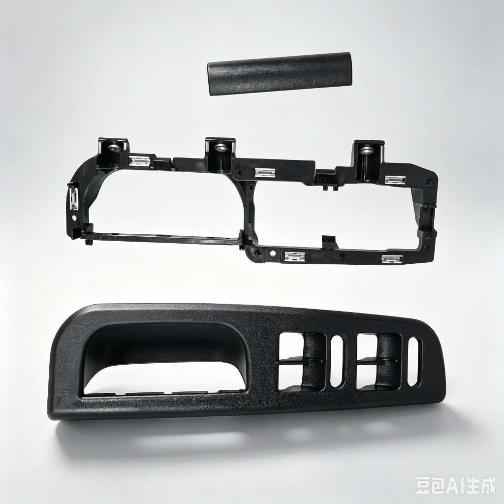 3B1868717E 1J1867179A Front Left Car Door Inner Pull Handle Door Handle Switch Bracket for Passat Bora