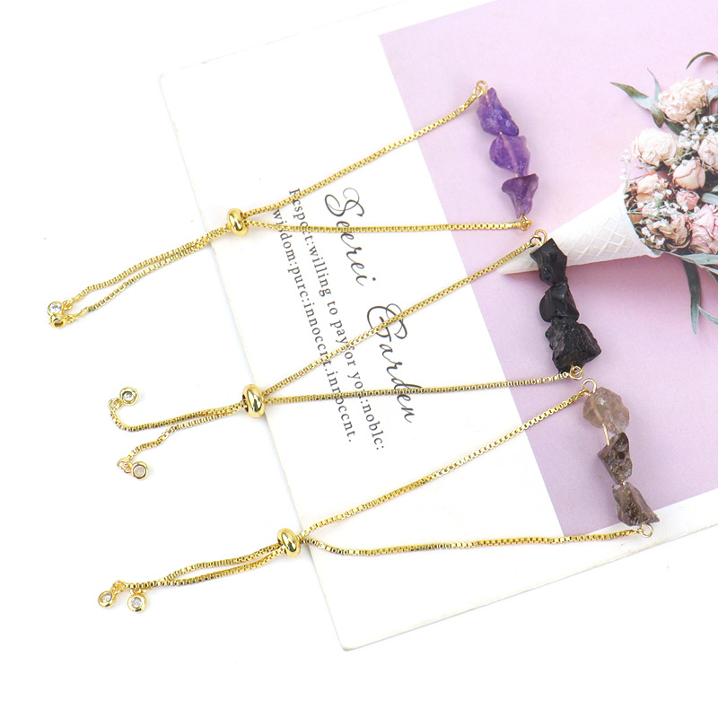 Fashion Irregular Alloy natural stone Bracelets 1 Piece