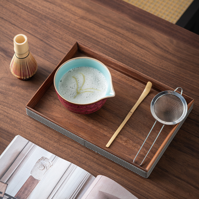 窯変日本抹茶茶道陶器抹茶茶碗茶筅スタンド越境茶碗抹茶カップ泡立て器茶筅器具|undefined
