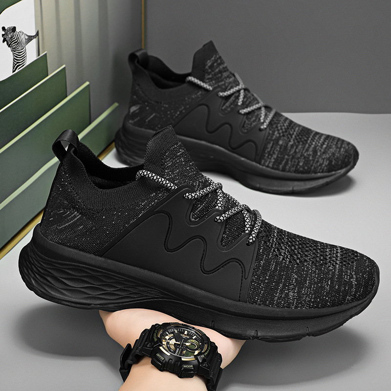 2024 nuevo verano transpirable delgado deportes casuales juveniles zapatos de malla para hombres