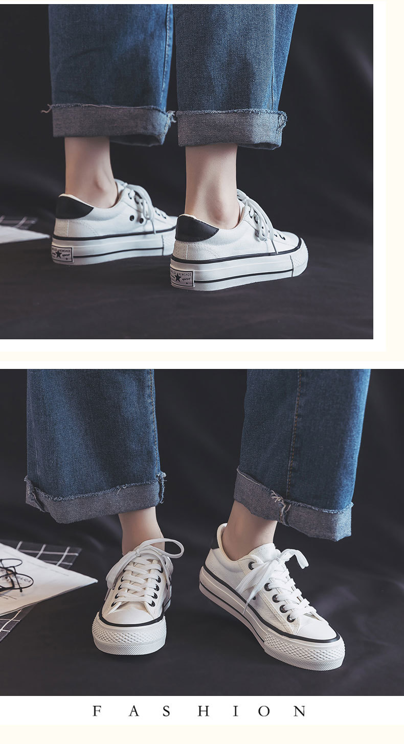 Thick soled canvas for women 2024 new breathable ulzzang versatile board summer Instagram trendy small black shoes_voghion.com