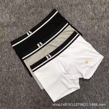 外贸速卖通货号N1BO男内裤平角裤棉质胶印四角裤老板男生内裤短裤