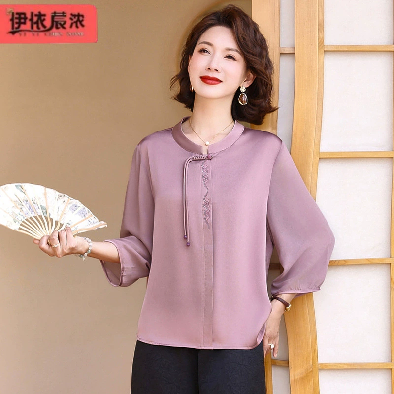 Темпераментная мама летняя национальная футболка с короткими рукавами