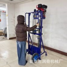 手推式挖坑机 高效农田地钻 种植钻洞一体机 省力深耕适用多种地