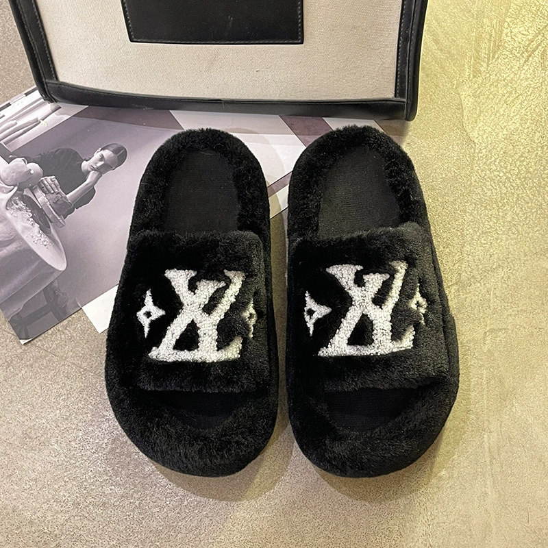 Slippers platform, non-slip keep warm footwear, plus size, wholesale, Amazon