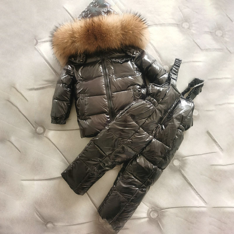 Otroška oblačila, puhovka, enak model za fantke in deklice, odebeljena kapuca, srednje velika in velika otroška elegantna puhovka_voghion.com