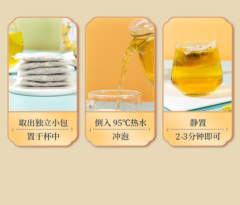 Mulberry Leaf Kudzu Bitter Melon Tea Bags 150g 30 Packets Corn Silk Cassia Hawthorn Blend specifications