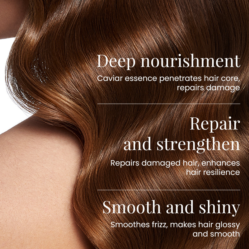 KORMESIC Inglés completo máscara de caviar para el cabello nutrición de membrana para el cabello fabricantes transfronterizos comercio exterior mayorista