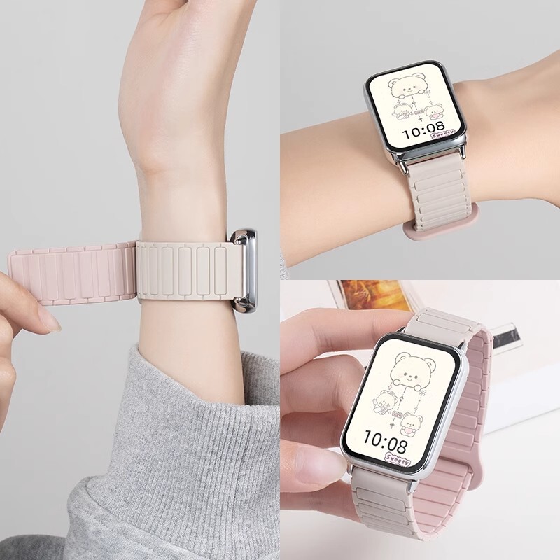 Xiaomi Mi Band 9Pro 時計ストラップ磁気 8Pro 時計リストバンド 7 新しい Redmi watch5 シリコーン 4 ファッションに適しています|undefined