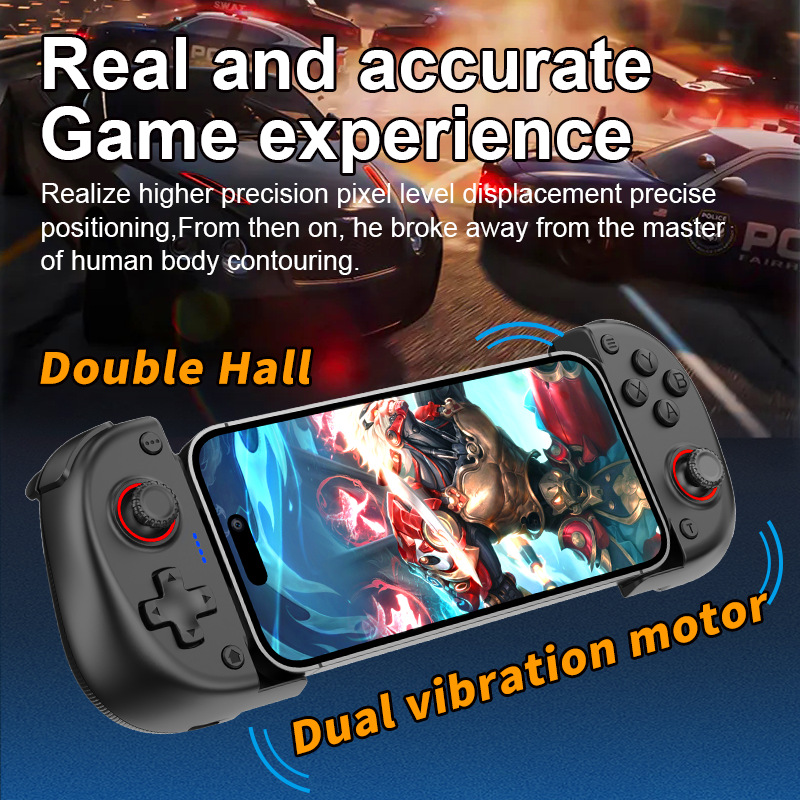 X3 Wireless Stretch Gamepad Double Hall Rocker Trigger With Fan...