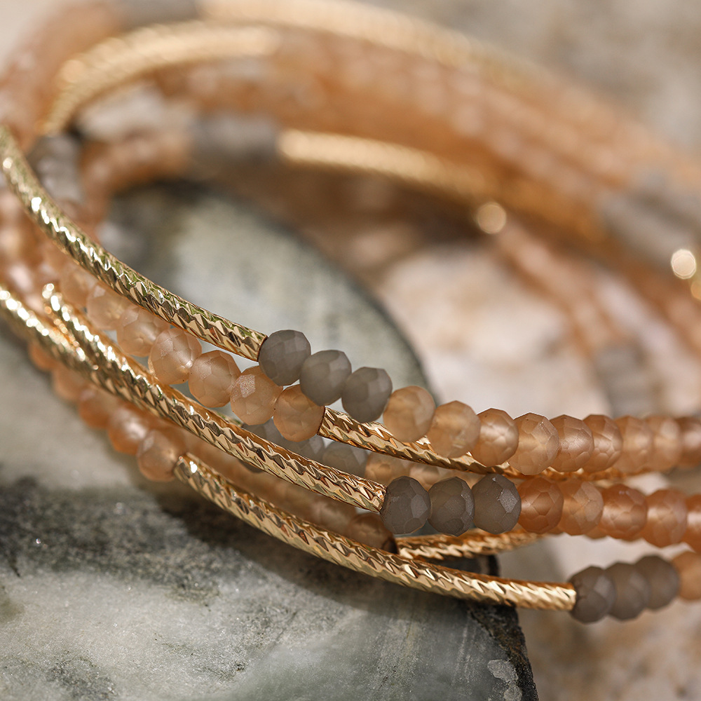 Bracelet En Cristal De Couleur Créative Multicouche Avec Perles Miyuki À La Mode display picture 16