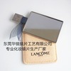 Glossy lens, square eye shadow