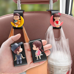 Car seat back small hook car interior decor accessories set, universal rear seat multifunction front seat