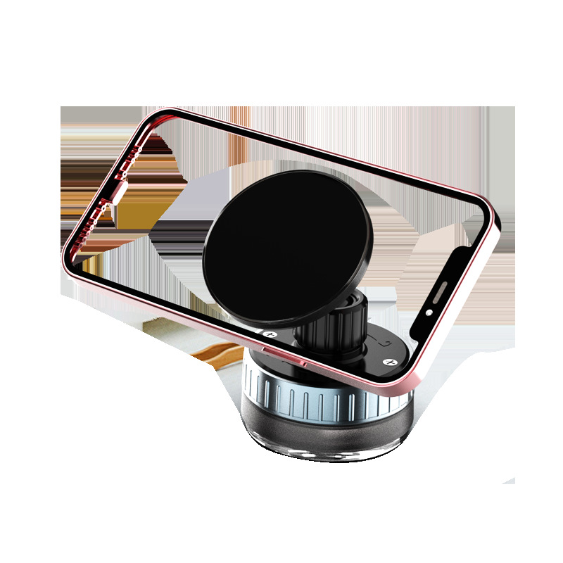 Soporte de teléfono móvil de vacío transfronterizo tipo ventosa soporte de pasta multifunción vacío plegable de doble cara soporte perezoso telescópico