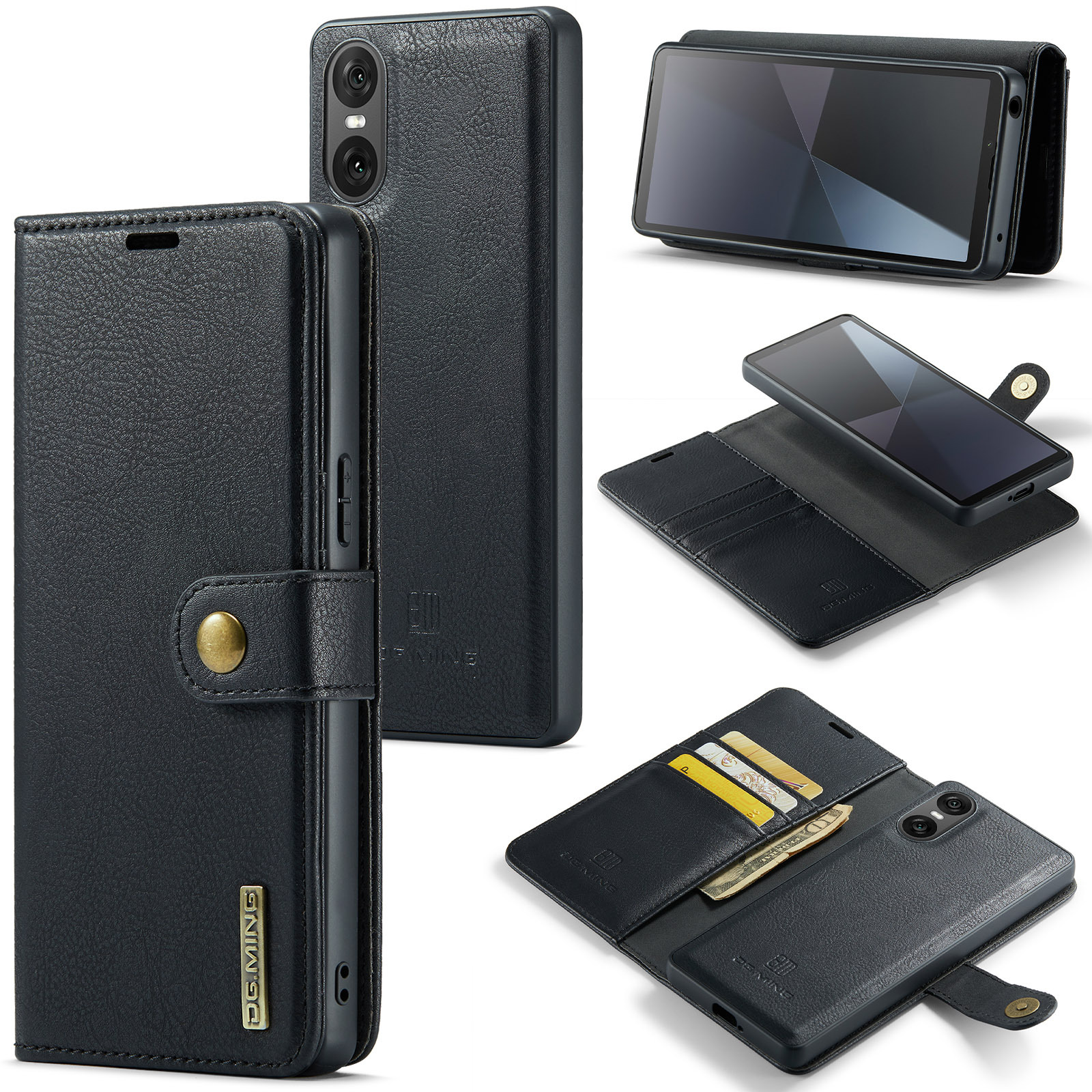 For Sony Xperia 10 VI Mobile Phone Case Xperia 1 VI 2-in -1 Split Leather Case 2024_voghion.com