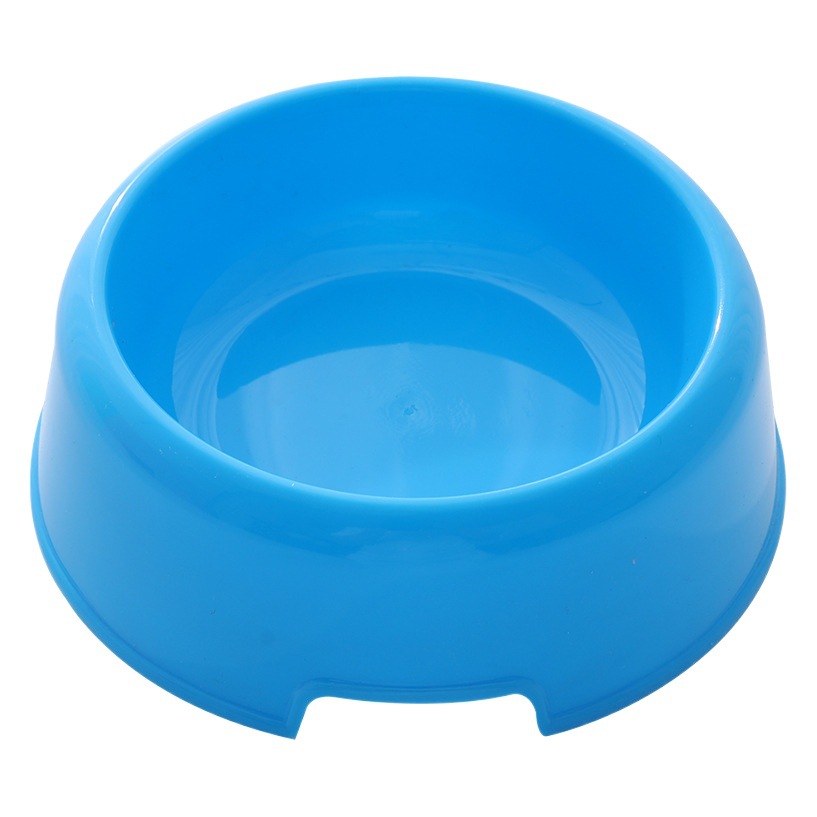 Portátil ligero alto pie plástico solo tazón al por mayor anti-knock Pet Bowl PET vajilla gato tazón de agua perro tazón