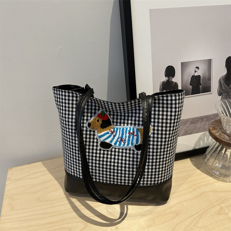 Bolsa de gran capacidad para viajar 2024 nuevo estilo popular de tela de lápiz para perro de hombro multipropósito mujer mochila de hombro