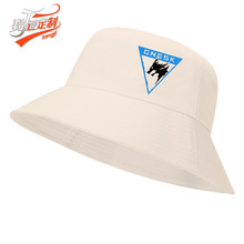 暗区游戏突围周边白狼连队章黑金国际男女盆帽遮阳帽logo印渔夫帽