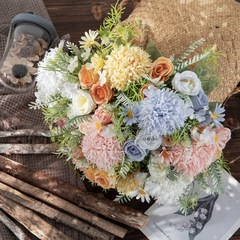 造花タンポポの花束シミュレーション花メーカー緑植物卸売り結婚祝い装飾工芸品ins風mw66795