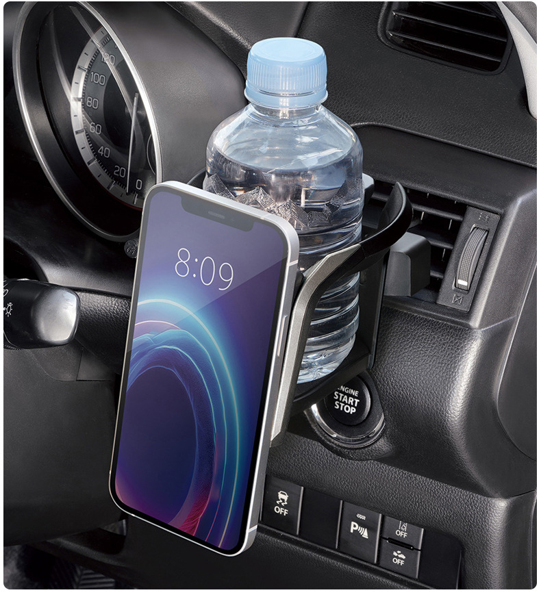 Japanese Yac Car Cup Holder, Car Air Conditioning Vent Cup Holder, Beverage and Milk Tea Holder, Magnetic Phone Holder