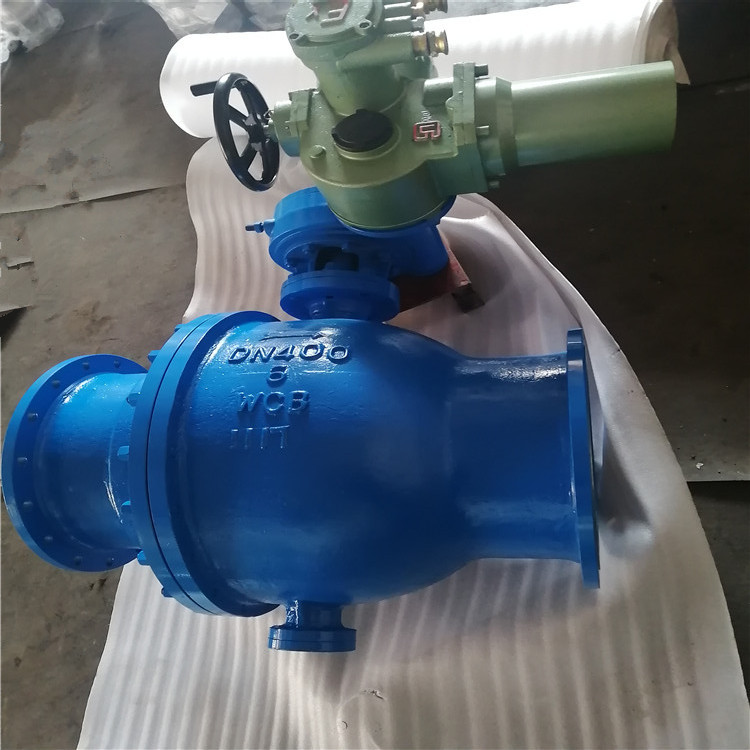 喷煤粉电动固定球球阀 Q947MF-6C Q947FM-6C 钢厂电动卸灰球阀