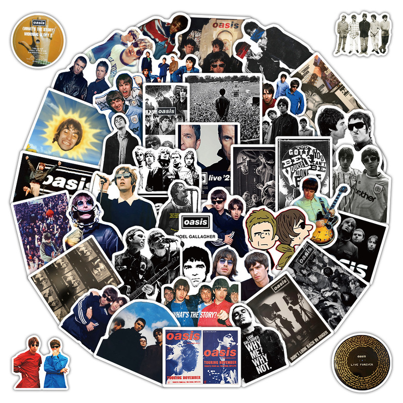 53 Oasis Band Stickers British Rock Peripheral Graffiti Stickers Water Cup DIY Decorative Stickers Wholesale 53 Oasis Band Stickers British Rock Peripheral Graffiti Stickers Water Cup DIY Decorative Stickers Wholesale