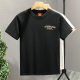2024 Fashionable Brand Heavy IndusTry Embroider YouTh Men's ShorT-sleeved T-shirT Men's Trendyy Loose Round Neck Half-sleeved Men's T-shirT